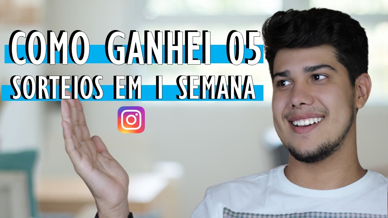 COMO GANHAR SORTEIOS NO INSTAGRAM -  3 dicas rápidas