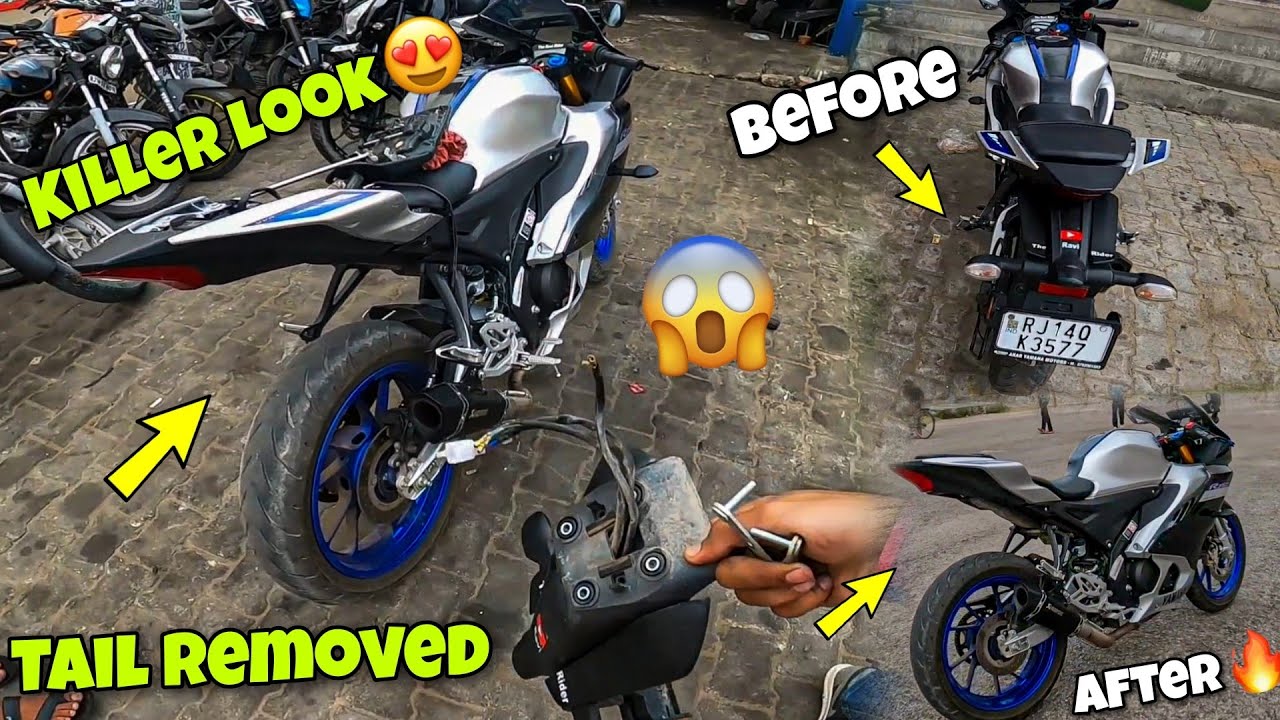 Yamaha R15M Tail Tidy Removed 😲🥵| Super Bike🏍️ Look🔥| Osm Modification