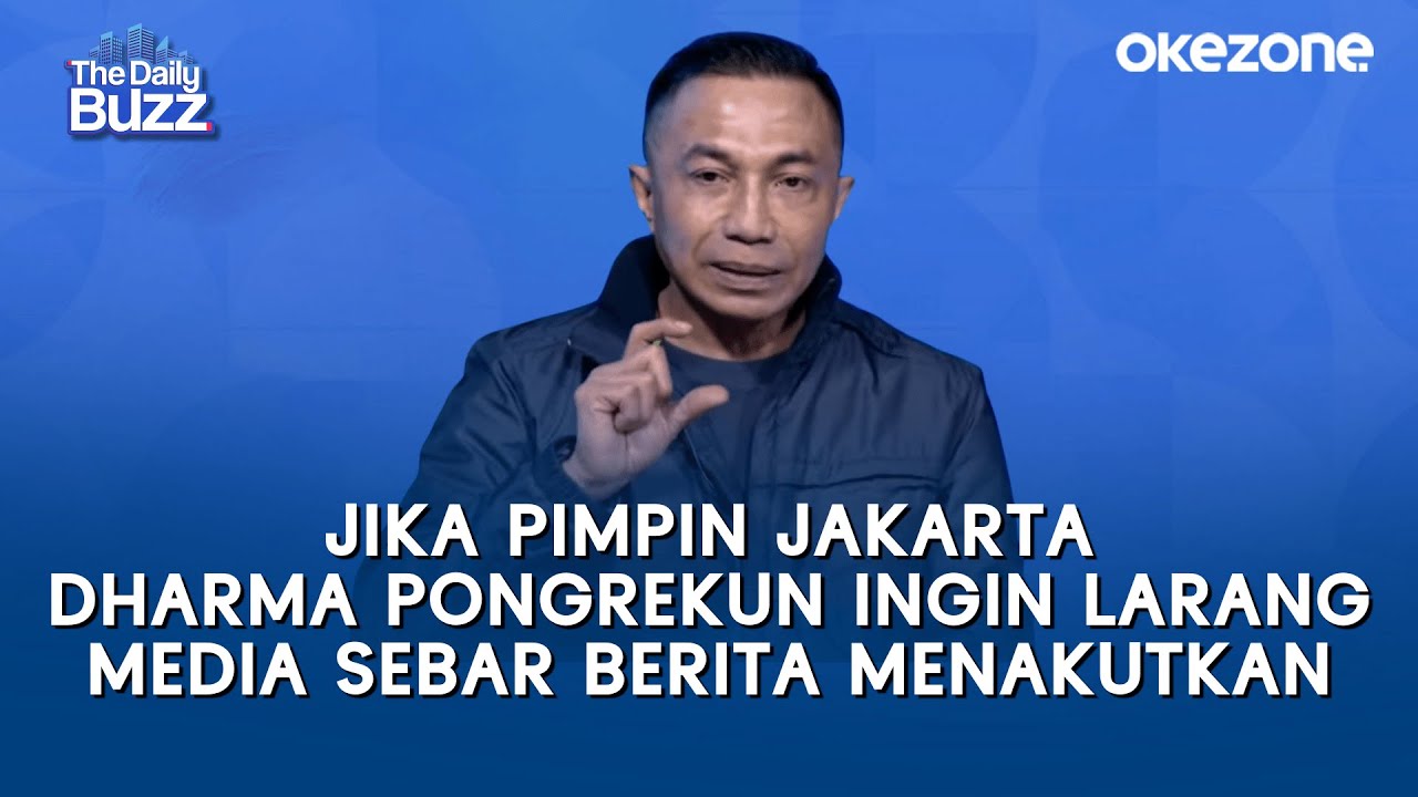 Jika Pimpin Jakarta Dharma Pongrekun Ingin Larang Media Sebar Berita Menakutkan | The Daily Buzz