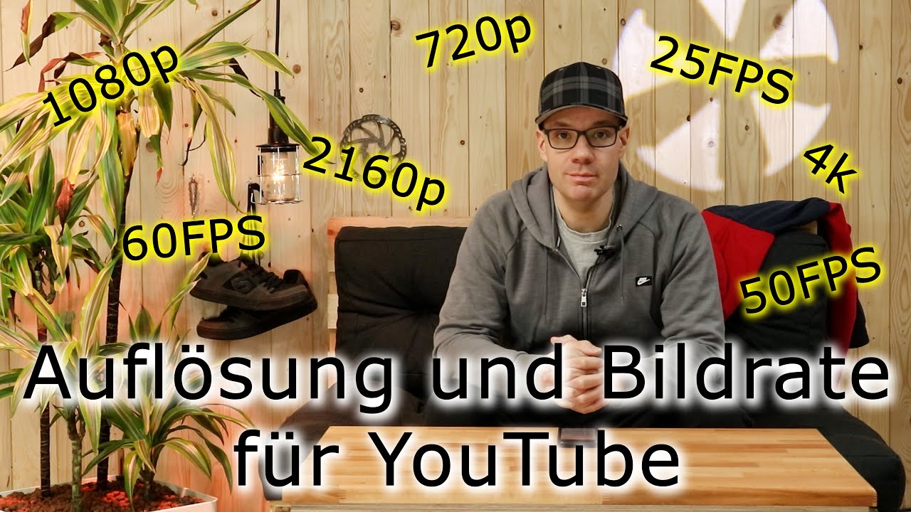 Welche Bildrate und Aufl&ouml;sung f&uuml;r YouTube