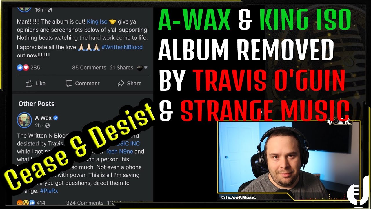 Strange Music CEO Travis O'Guin Takes Down A-Wax & King ISO Album 
