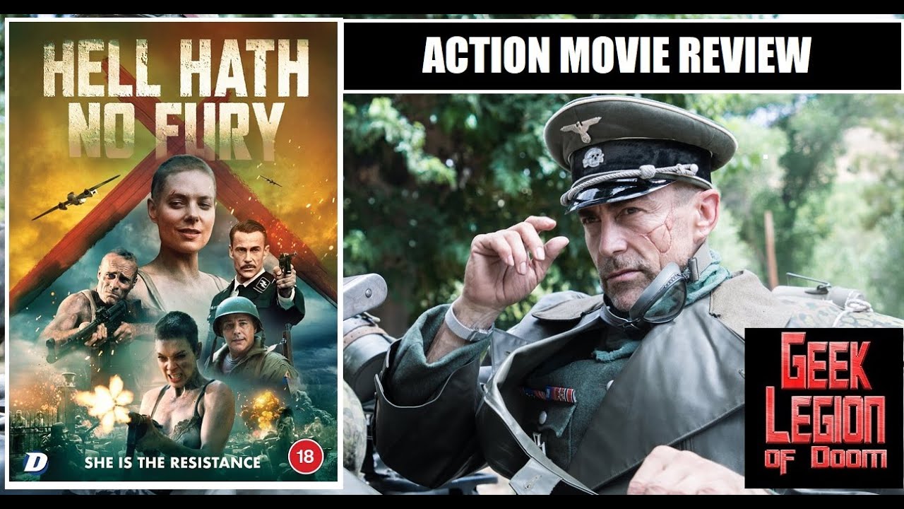 HELL HATH NO FURY ( 2021 Nina Bergman ) aka AVE MARIE World War II Action Movie Review
