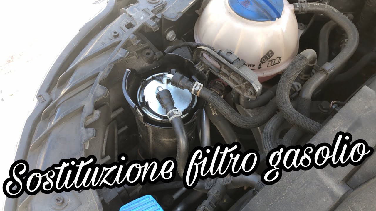 Sostituzione filtro gasolio 1.6 TDI su Audi A1