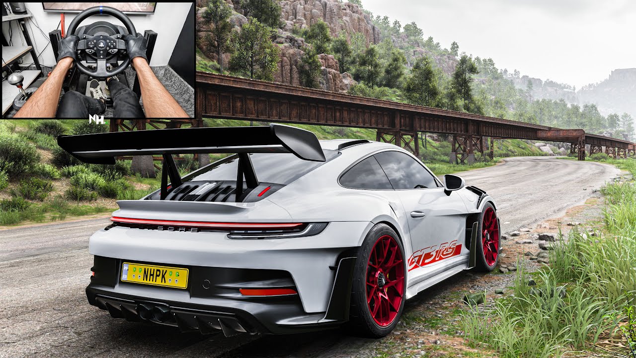 900HP Porsche 911 GT3 RS | Forza Horizon 5 | Steering Wheel Gameplay