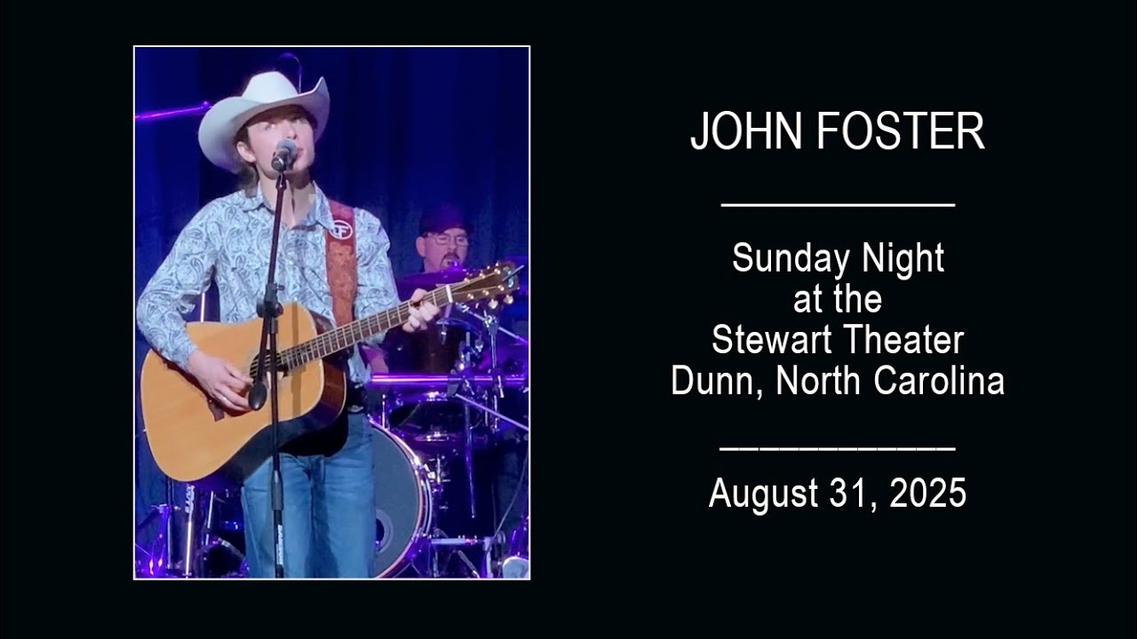 John Foster – Sunday Night at Stewart Theater