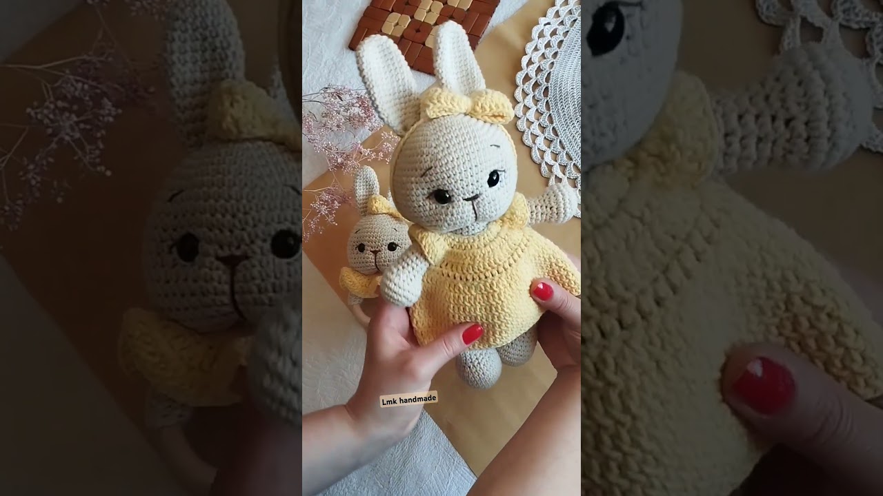 Նոր պատվեր 🐰🐰 #crochet #amigurumirabbit #bissness #ձեռագործ #amigurumi #cute