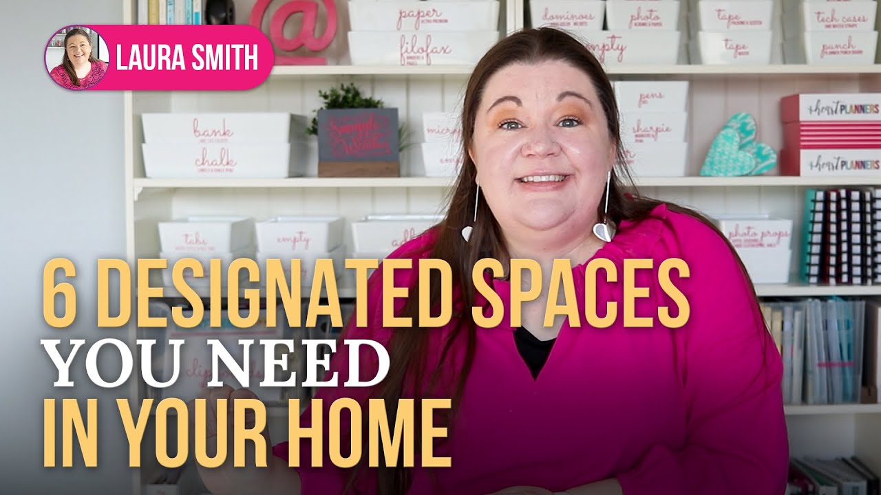 6 Designated Spaces you NEED in your Home | Organizing Tips