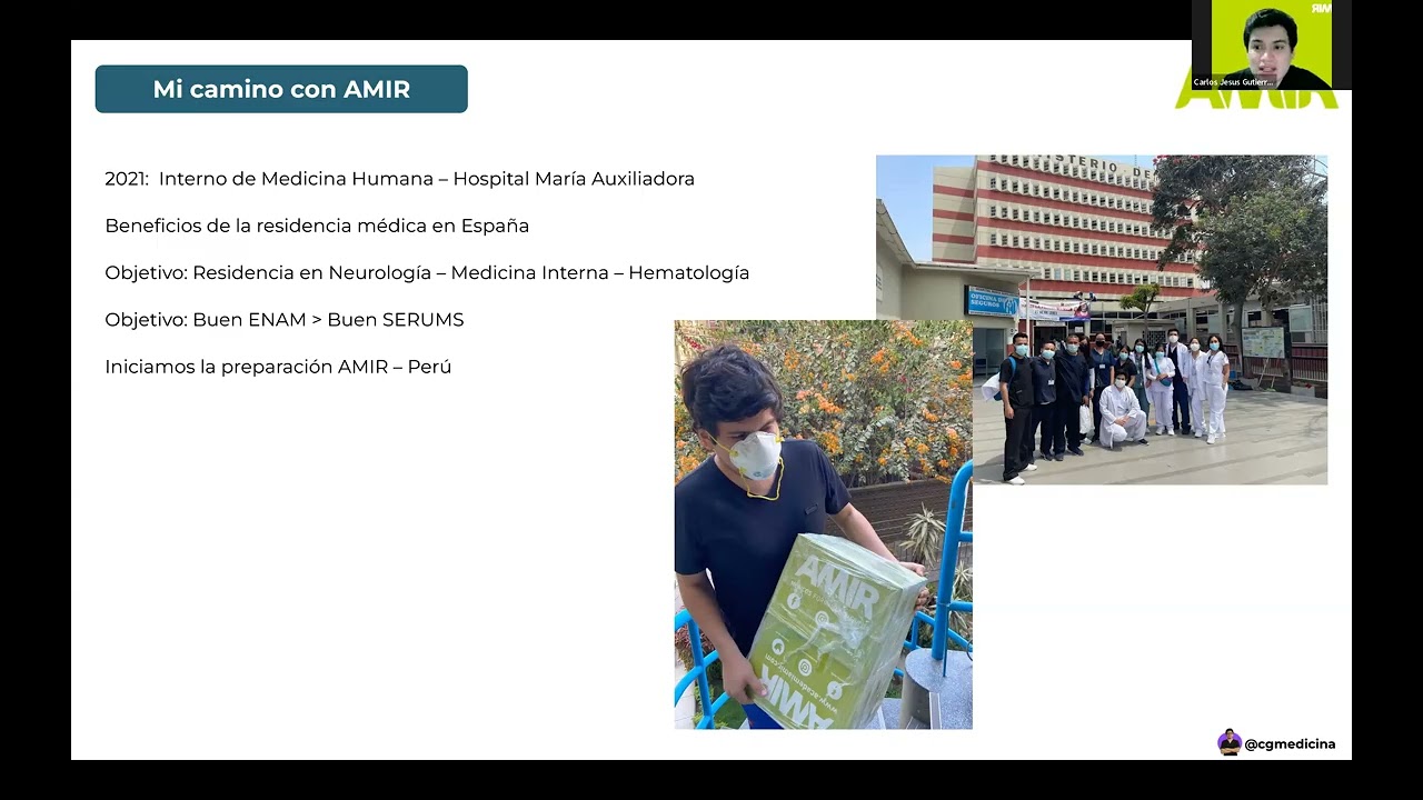 Webinar: Formarte para el MIR: La Ruta hacia la Excelencia Médica con el Dr. Carlos Gutiérrez