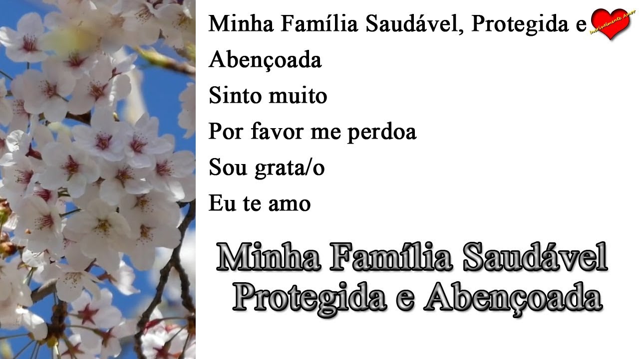 Ho'oponopono para Minha Família Saudável e Abençoada