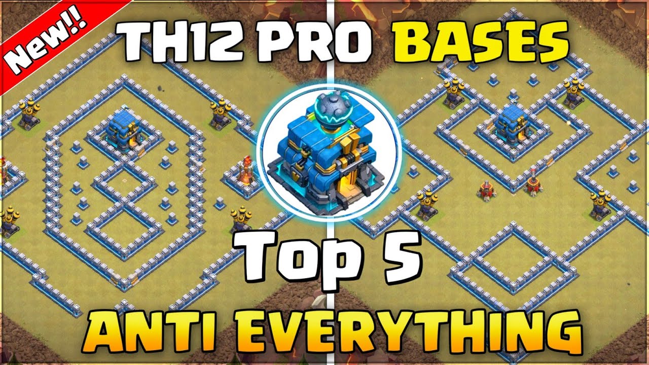 Top 5! New Best Th12 Base + Copy Link 2025 | New Th12 War Base | Th12 Cwl Base | Clash Of Clans 