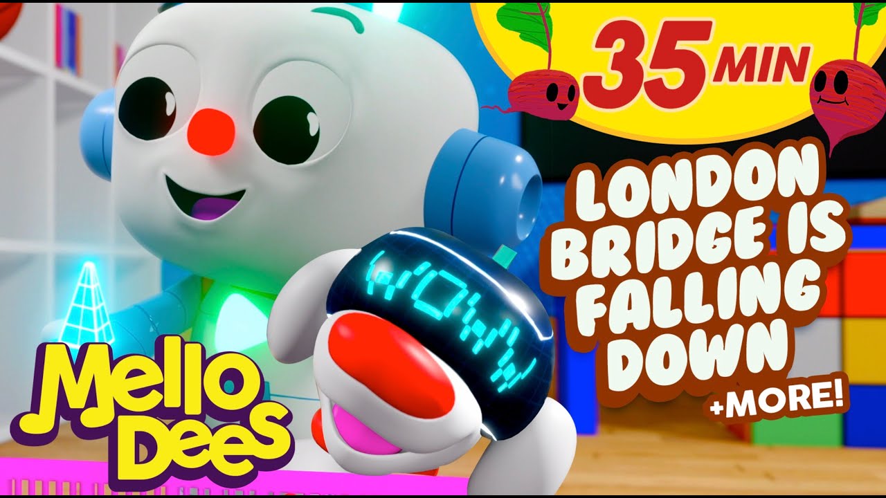 London Bridge Is Falling Down & More - Mellodees Kids Songs & Nursery Rhymes | Sing-A-Long