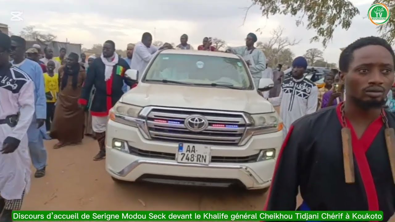 Discours d’accueil de Serigne Modou Seck devant le Khalife général Cheikhou Tidjani Chérif à Koukoto