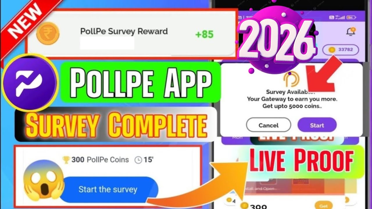 Pollpe Survey Complete Trick 2025 | Pollpe Pollfish Survey Complete Live Proof | Survey Kaise Kare