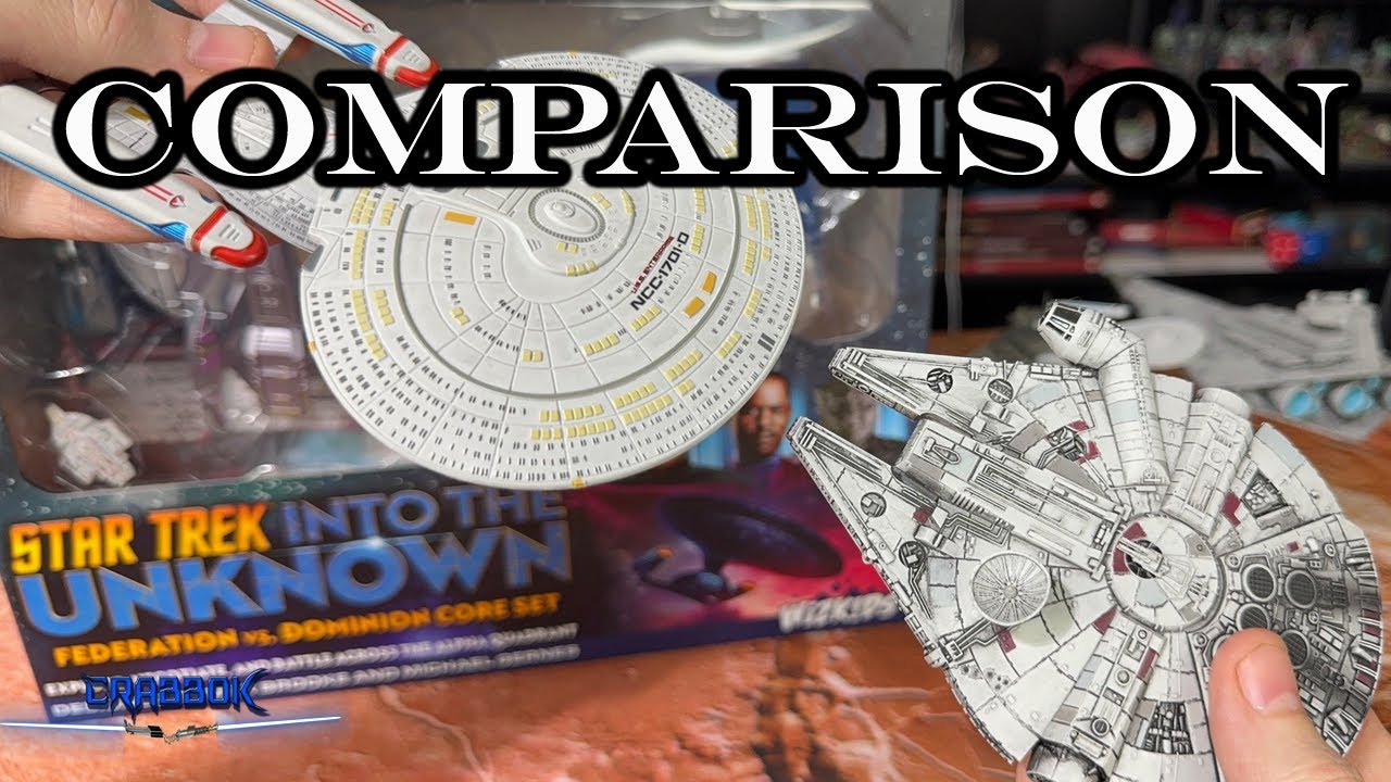 Comparing Ships from Star Trek Into the Unknown to Other Games like Armada and X-Wing