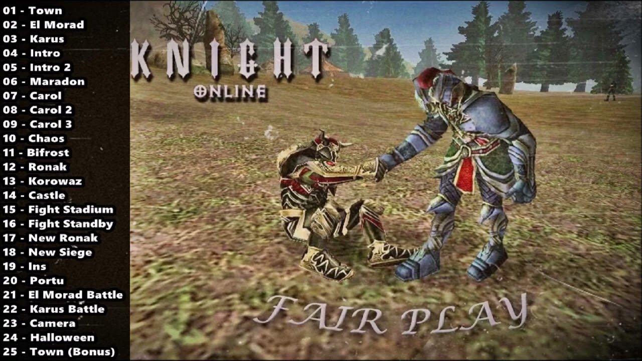 Knight Online   B&uuml;t&uuml;n M&uuml;zikleri & Full Sountrack    Nostalji Video