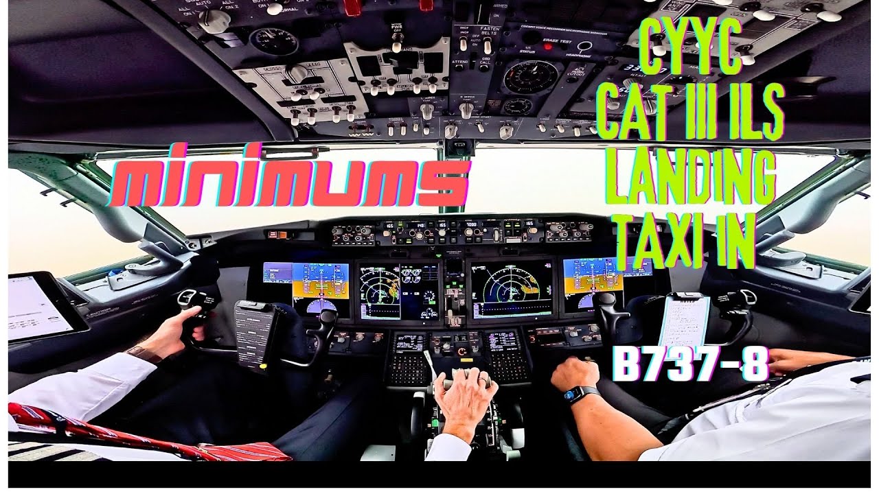 B737 MAX LOW VISIGATION OPS CAT III Autoland