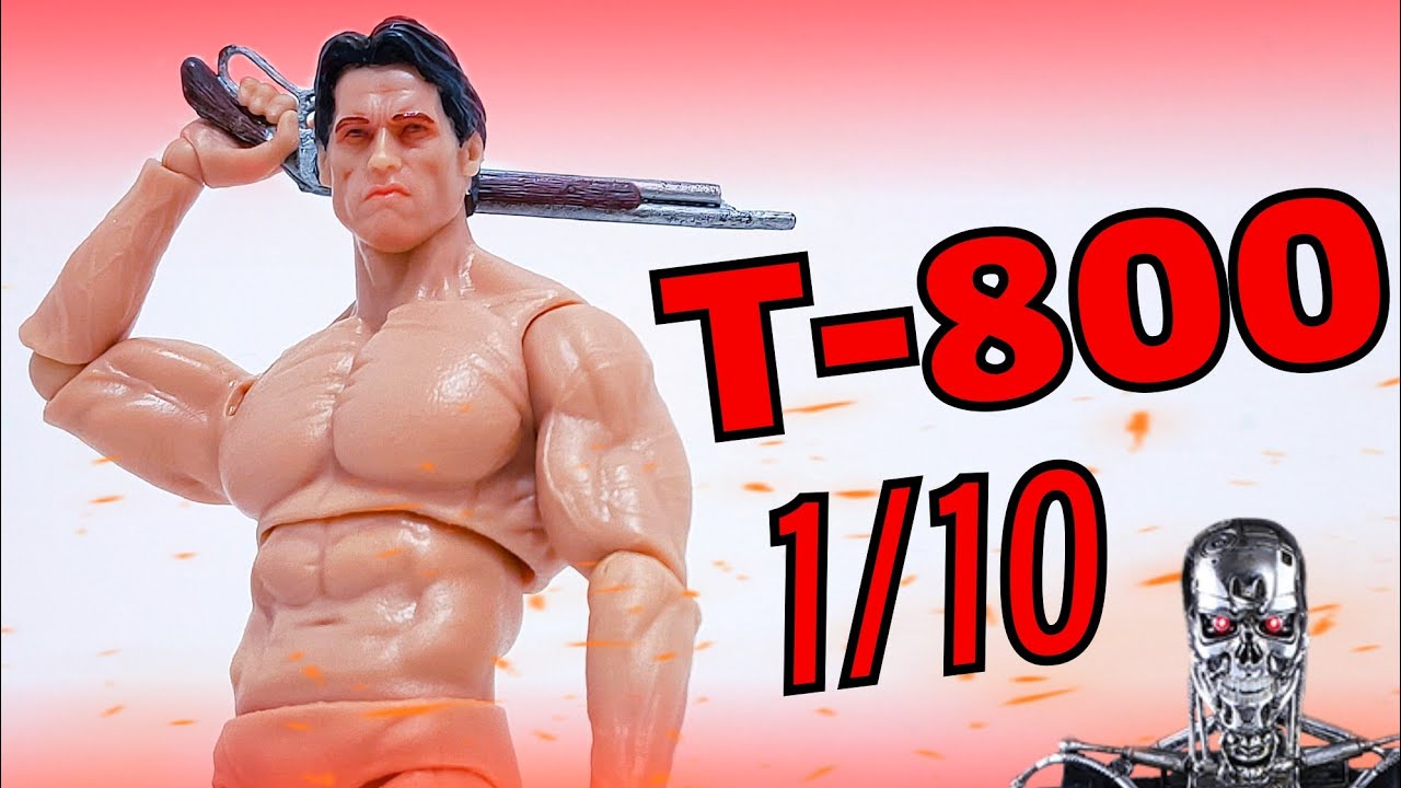 🔴 INCREÍBLE Figura de Acción TERMINATOR T-800 Model Hall Devil Muscle Man Reseña #terminator #t800