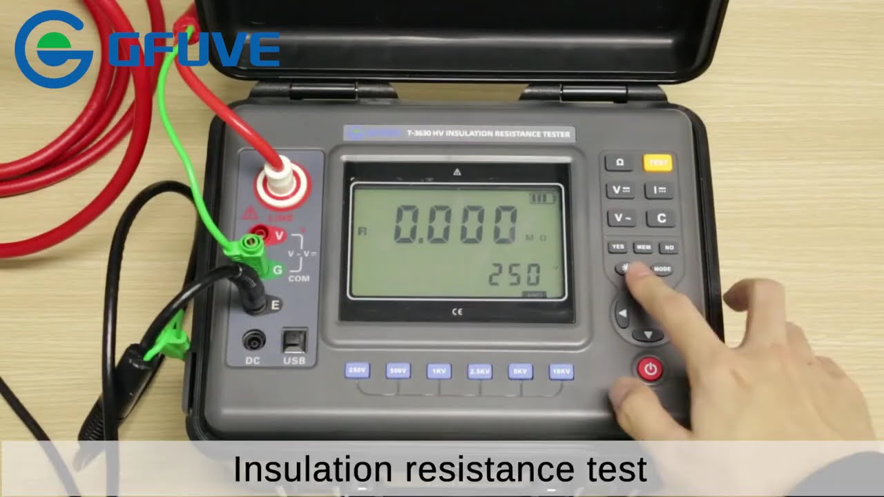 T-3630 5KV 10KV 15KV high voltage insulation resistance tester