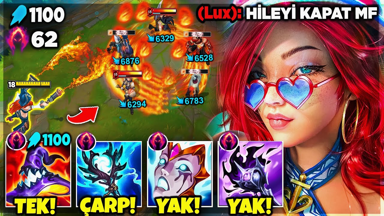 1100 AP 50 KİLL 62 KARAHASAT KADİM+ALEV RUHLU MİSS FORTUNE !!