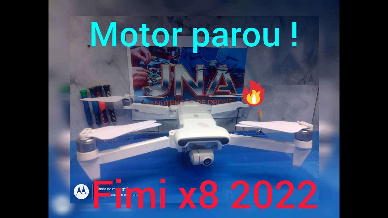 FIMI X8 2022 : Dei uma queda no meu drone ! parou um dos motores.