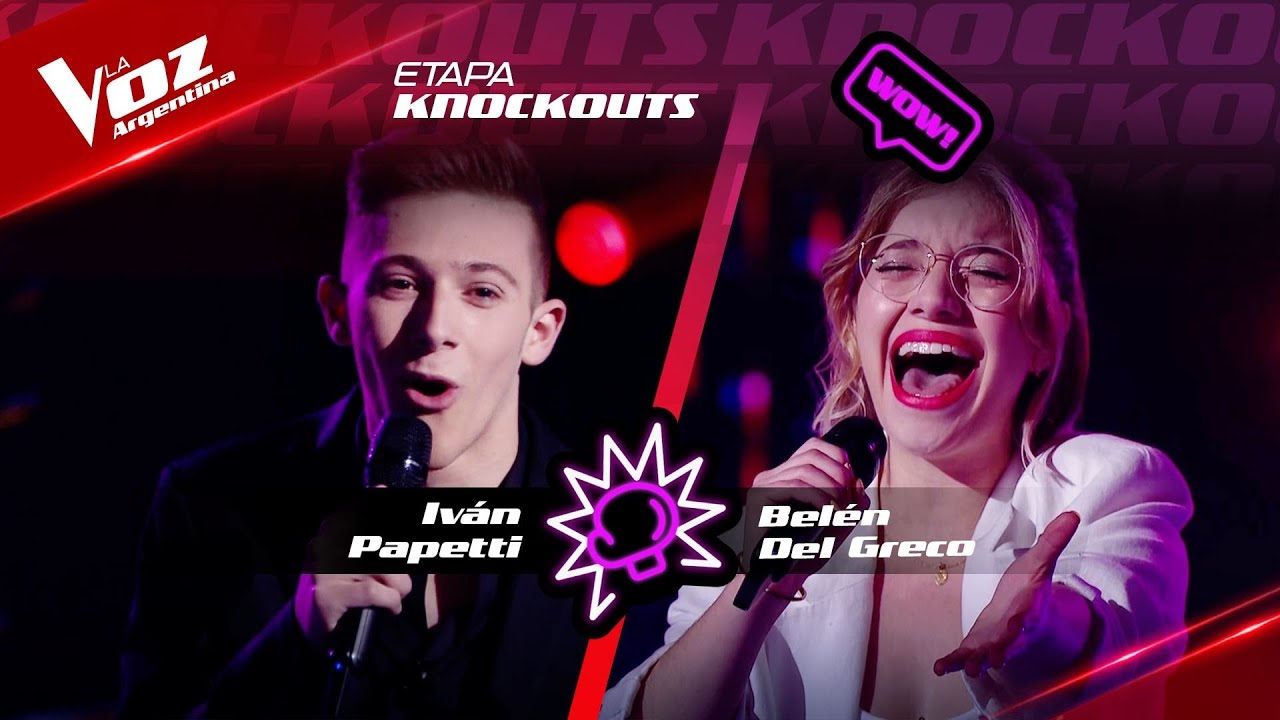 Knockout #TeamSoledad - Iván Papetti vs. María Belén del Greco - La Voz Argentina 2022
