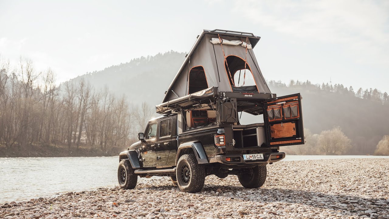 TAILGATE GEAR ALU CAB CANOPY CAMPER   JEEP JT