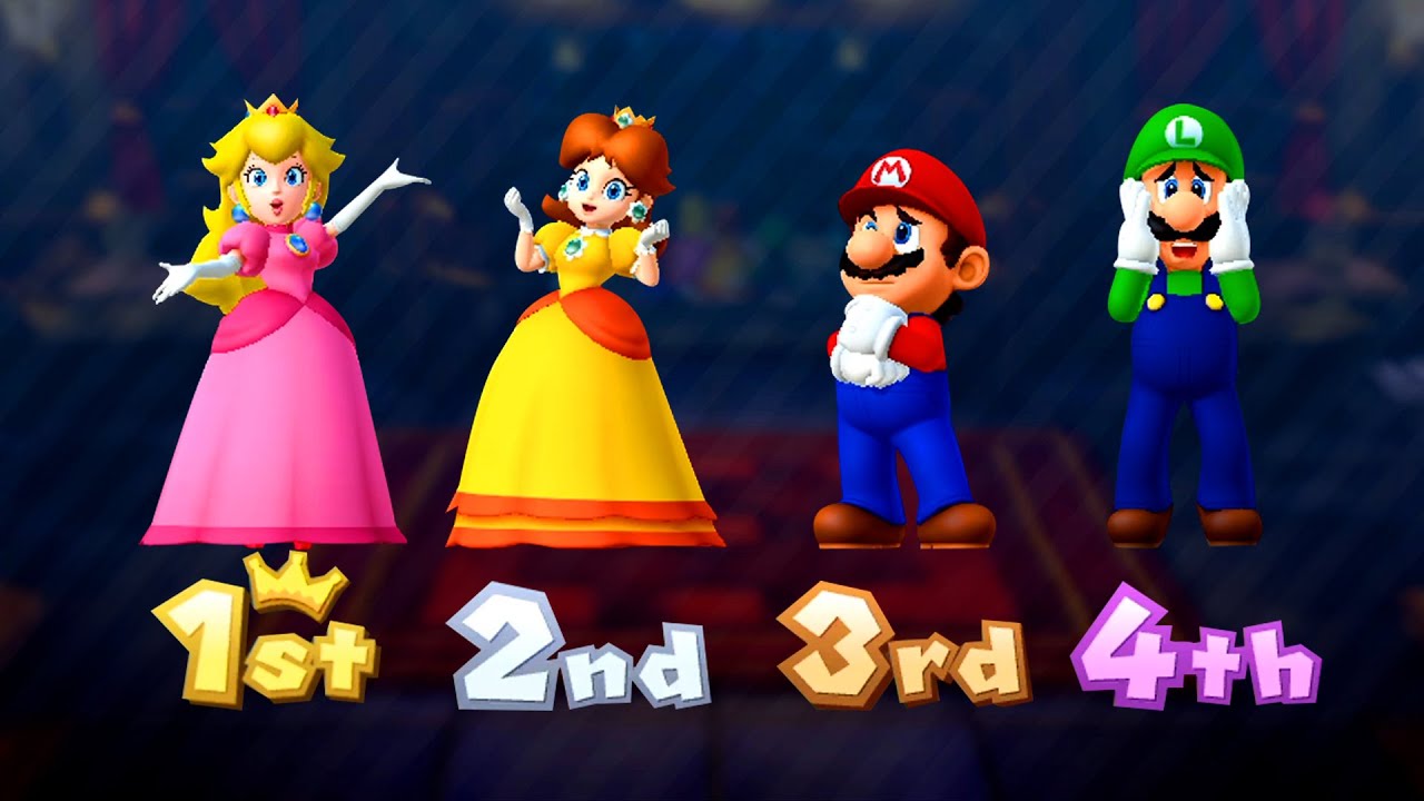 【マリオパーティ10】 すべてのミニゲームプリンセスピーチVsデイジーVsマリオVsルイージ(CPU最強 たつじん)