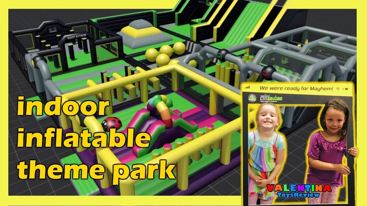 Air Mayhem Tipton - FULL TOUR - Sandwell&rsquo;s first indoor inflatable theme park - Valentina ToysReview