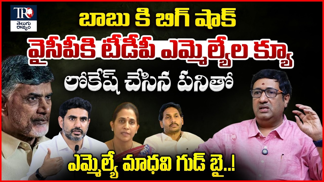 Kadapa MLA Reddeppagari Madhavi Reddy Leaving TDP..? | Chillagattu Srikanth | Telugu Rajyam
