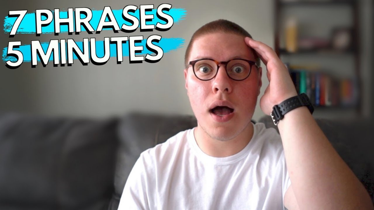 7 English PHRASES in 5 MINUTES! ( Learn English )