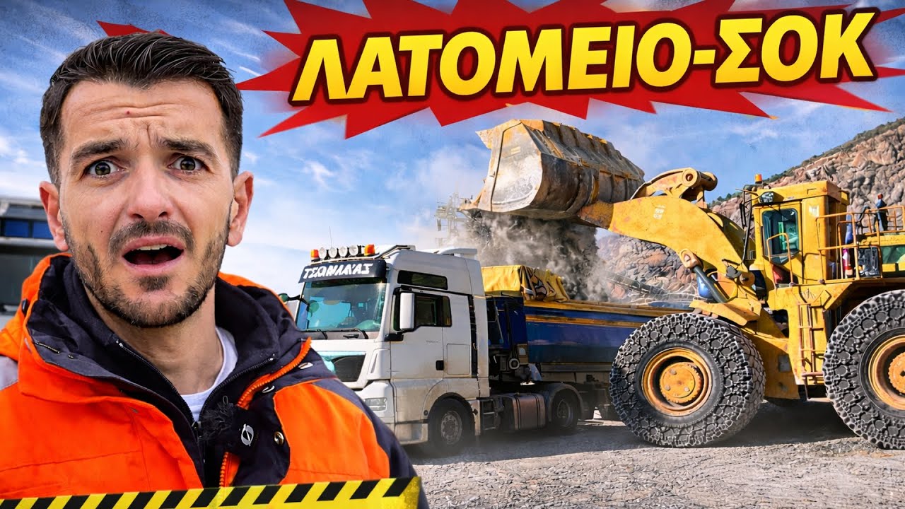ΛΑΤΟΜΕΙΟ ΜΕ ΤΕΡΑΤΑ 😱 | MAN TGX: Pros & Cons + Απρόοπτο στον Δρόμο