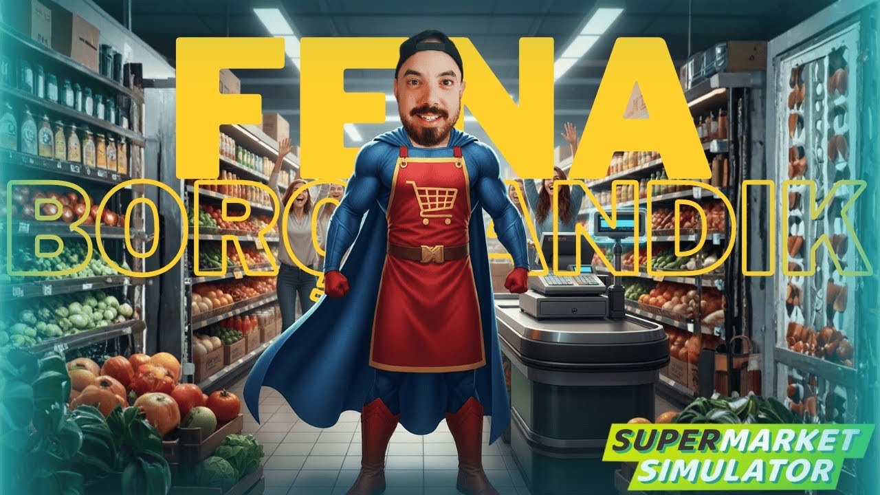 HIRSIZLAR MARKETE DADANDI! | Supermarket Simulator