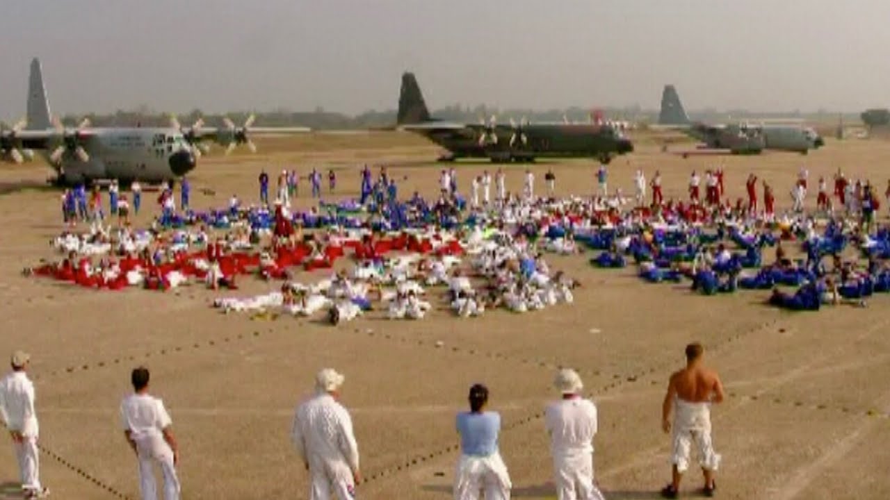 357 Way World Record Formation Skydive , Thailand 2004, Official DVD