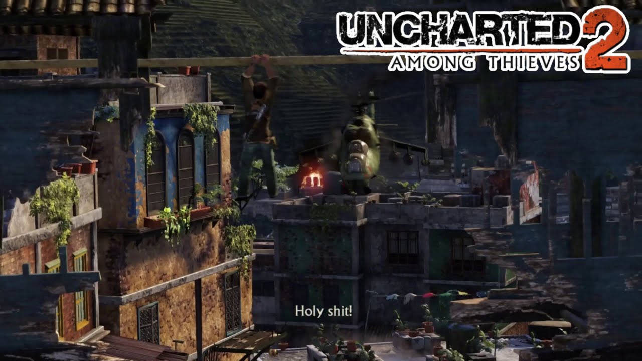 CHASED BY A HELICOPTER| Uncharted 2: Among Thieves