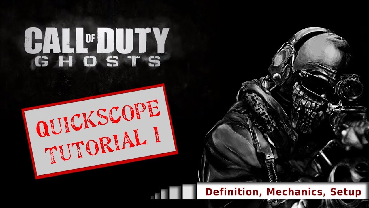 Quickscope Tutorial for Beginners Part I - Call of Duty Ghosts
