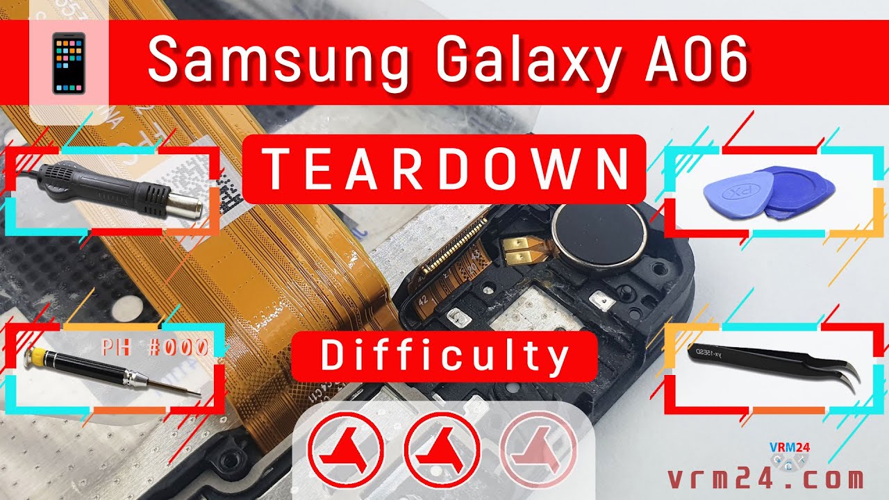 Samsung Galaxy A06 SM-A065 Teardown Take apart In detail