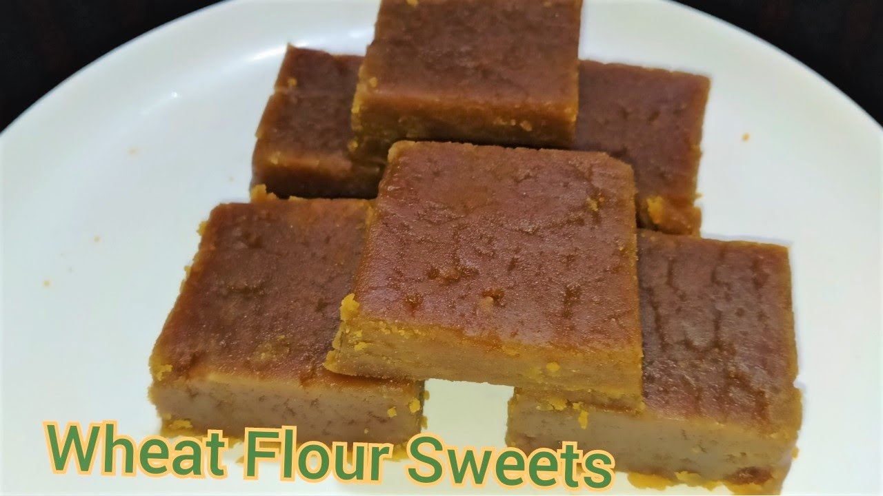 No Milk, No Sugar Only Wheat Flour Jaggery Sweet Recipe