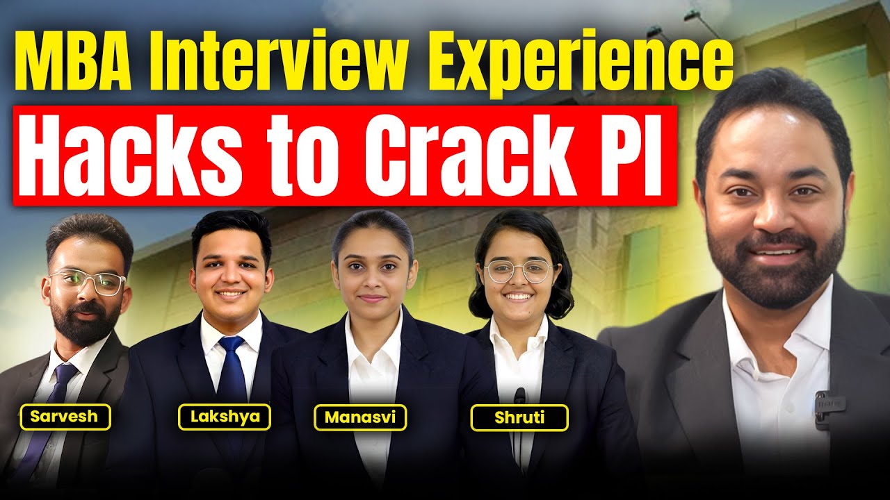 How to crack Interviews for MBA|NIBM Pune Interview Experience Ft. Sarvesh, Shruti, Lakshya, Manasvi