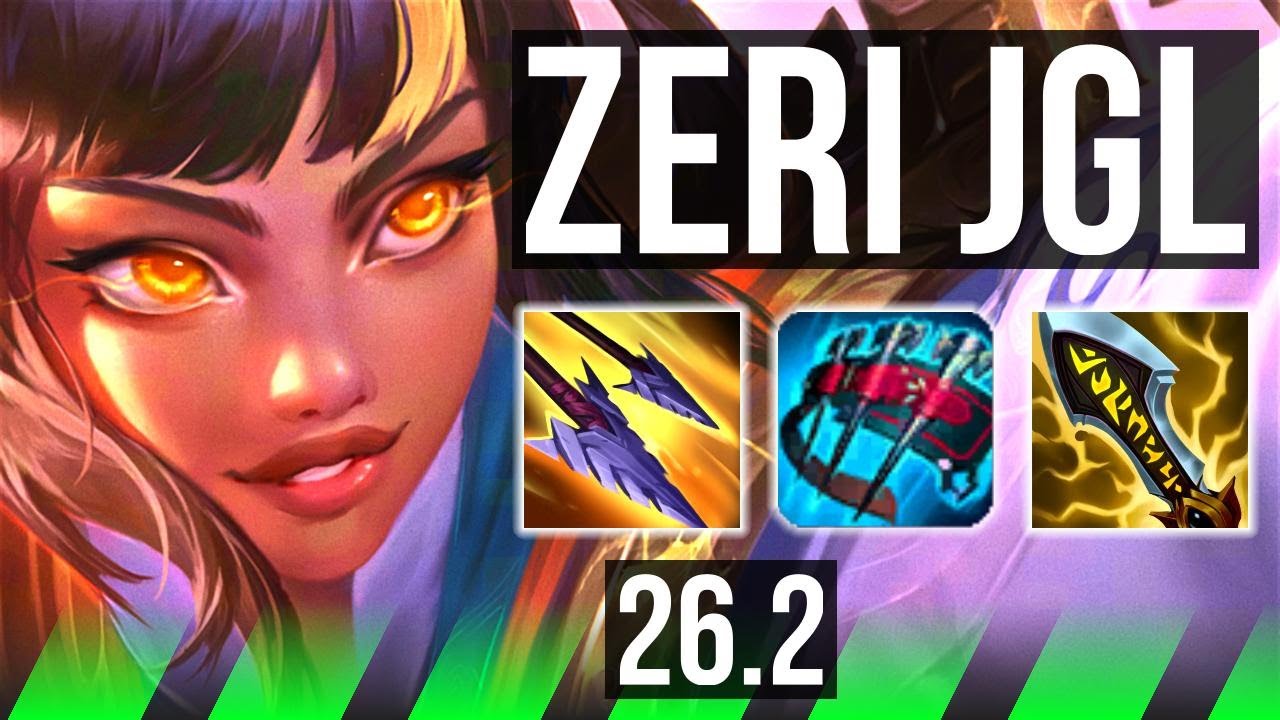 ZERI vs ZED (JGL) | Hail Of Blades | NA Grandmaster | 26.2