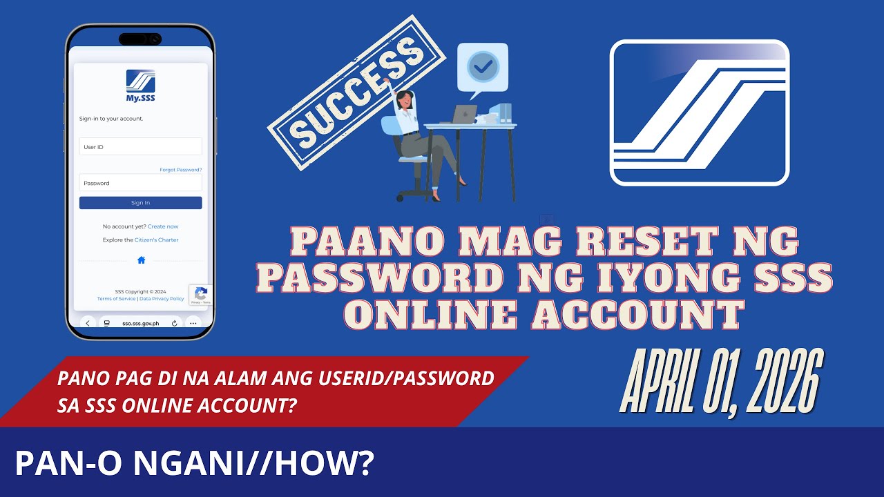 PAANO MAGRESET NG PASSWORD NG IYONG SSS ONLINE ACCOUNT? | USER ID RETRIEVED AND PASSWORD UPDATED