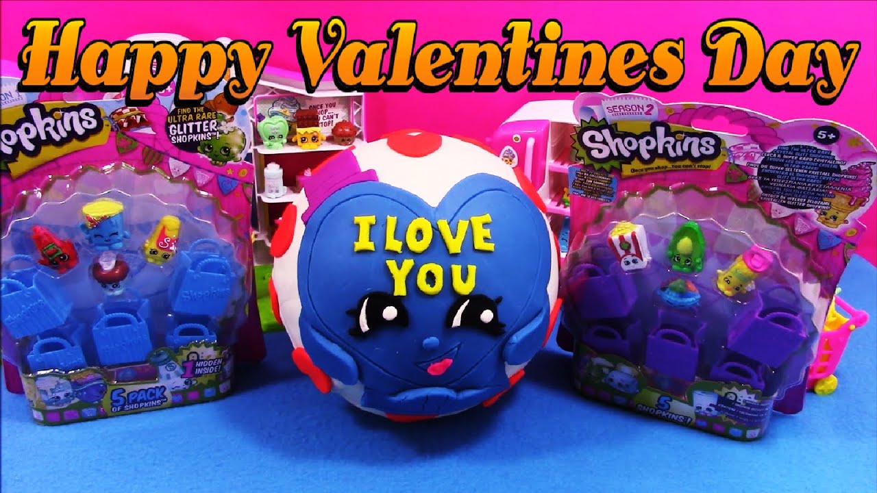 SHOPKINS Season Giant Play Doh Surprise Candy Kisses - Surprise Egg and Toy Collector SETC
