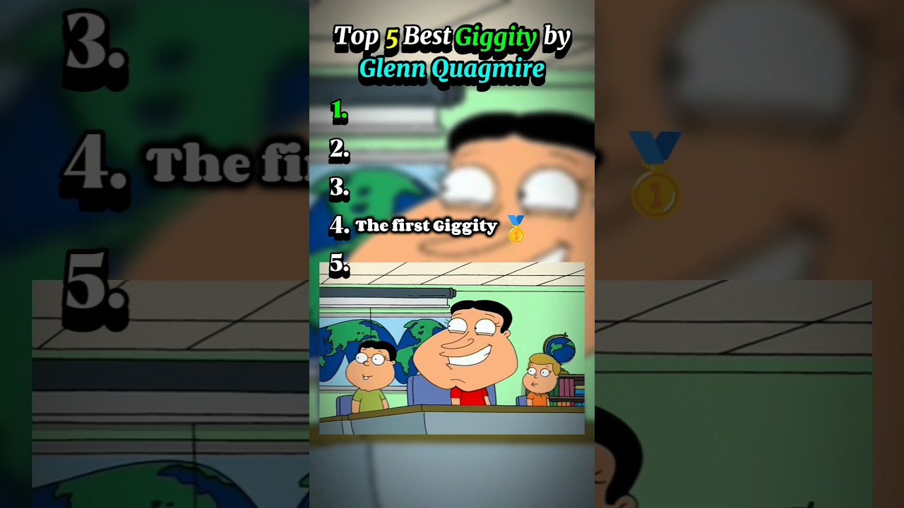 Top 5 Best Giggity by Glenn Quagmire #ranking #top5 #familyguy #petergriffin #shortvideo #shorts