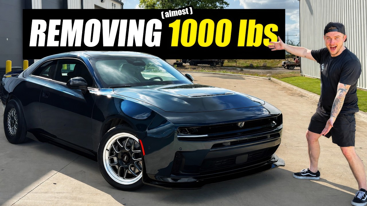 How Much Weight Can the HEAVY 2026 Charger Lose? (Race Weight Reduction)