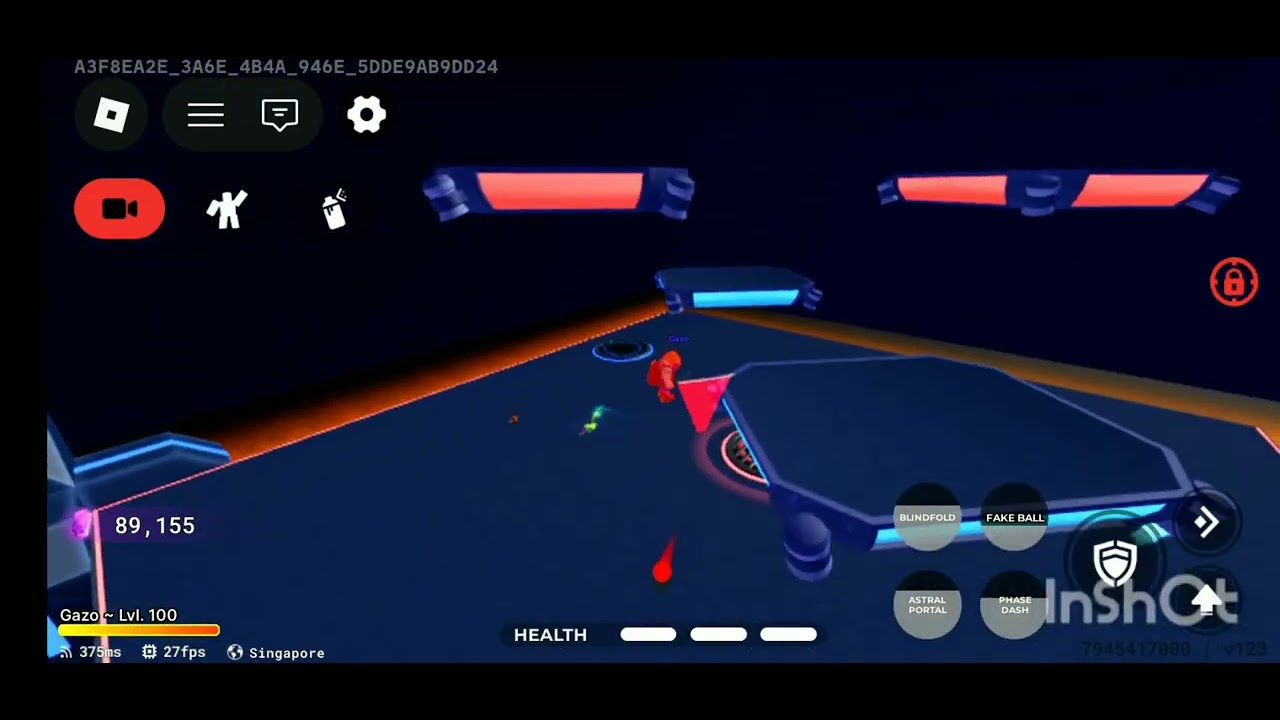 Playing roblox deathball part2