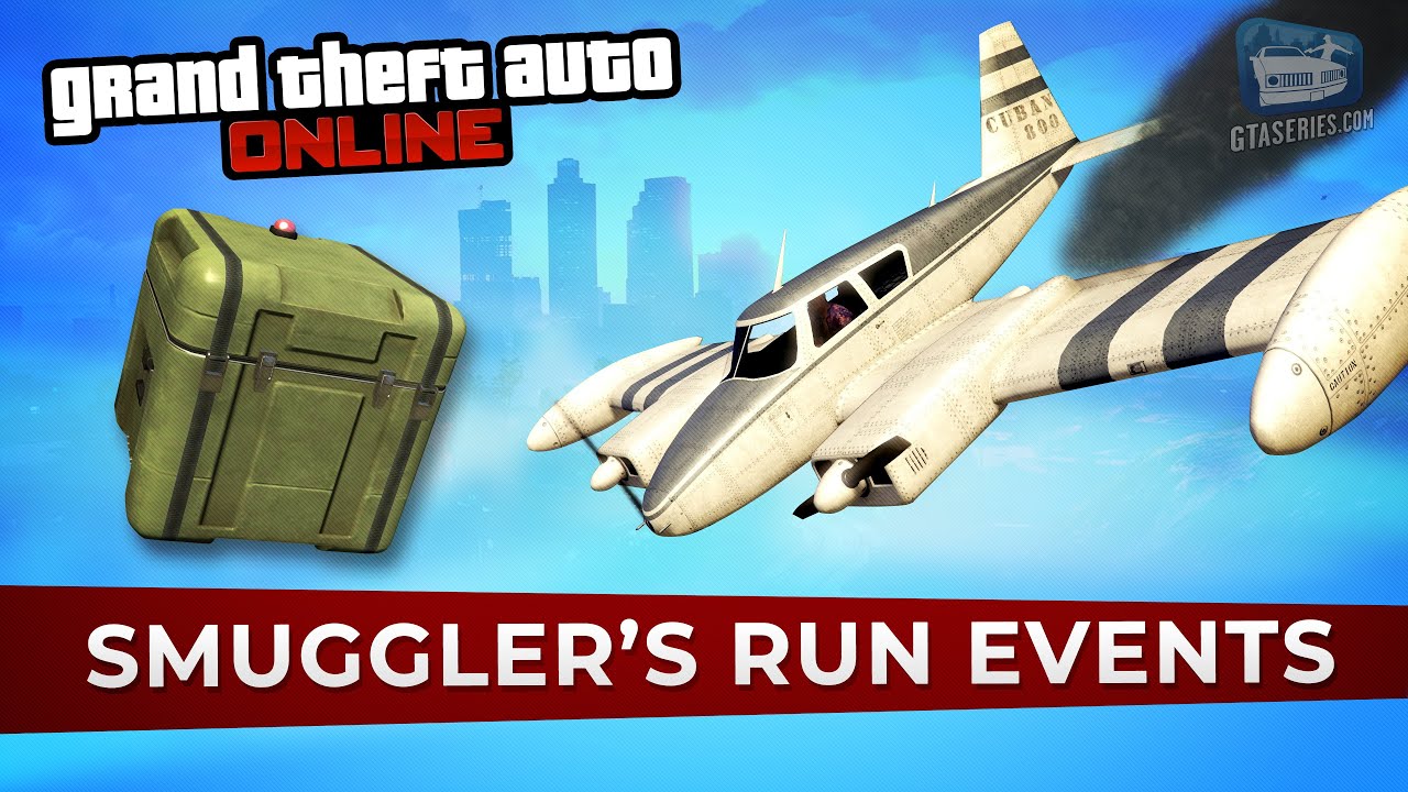 GTA Online - New Smuggler's Run Random Events [All Flare & Smuggler Plane Locations]