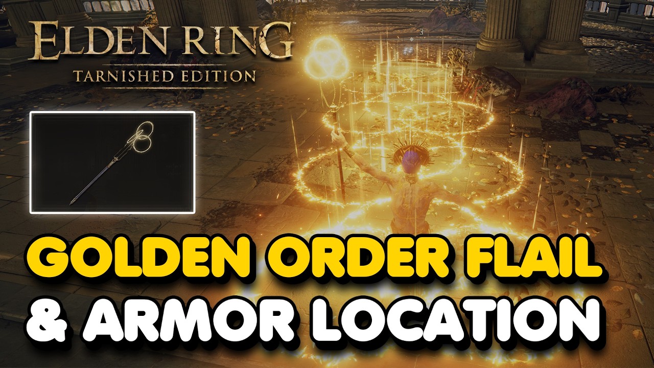 Elden Ring Tarnished Pack - Golden Order Flail & Armor Set Locations (NEW WEAPON)