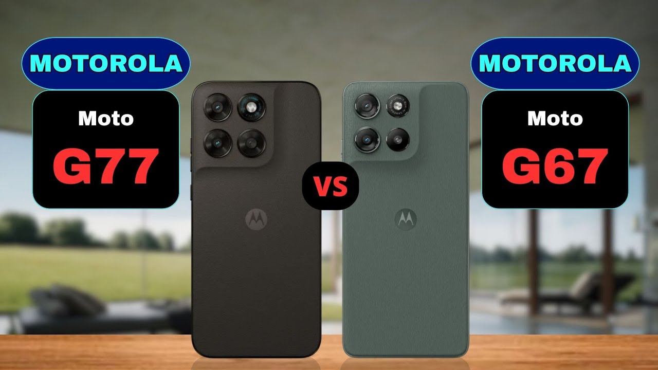 Сравнение Motorola G77 и Motorola G67