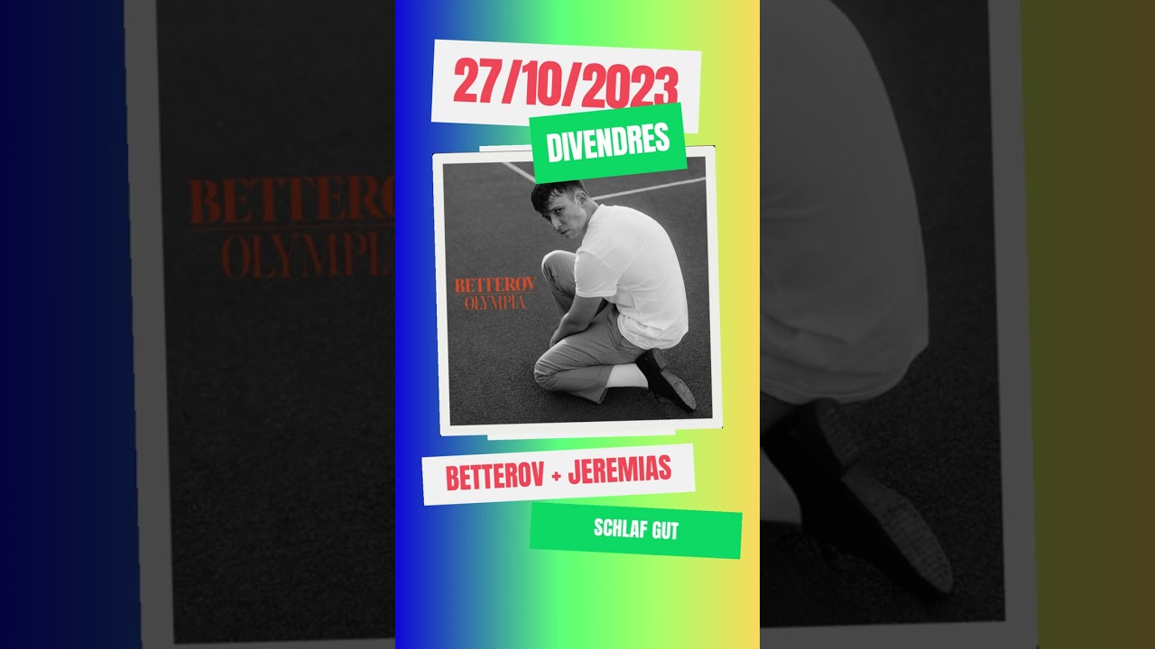 Discoberries 27/10/2023: Betterov + Jeremias - Schlaf Gut