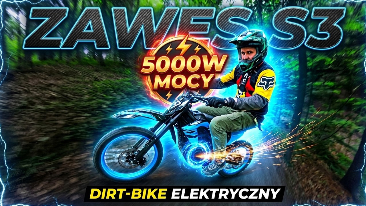 ZAWES S3 ⚡ 5000W ten sprzęt to BESTIA! mocny elektryczny mini cross!