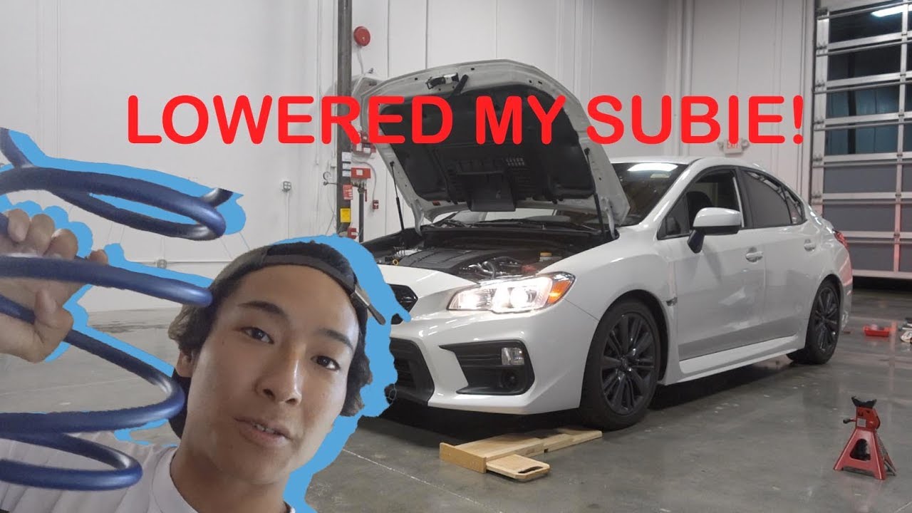 2018 WRX H&R Lowering Springs Install